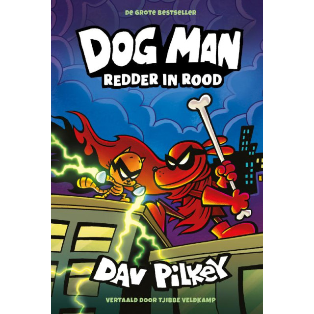 DOG MAN HC 012 redder in rood