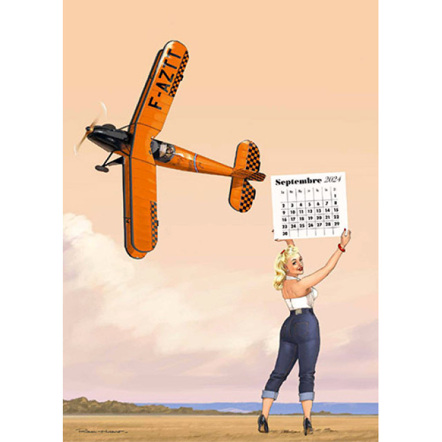 PIN-UP WINGS ROMAIN HUGAULT - KALENDER 2024