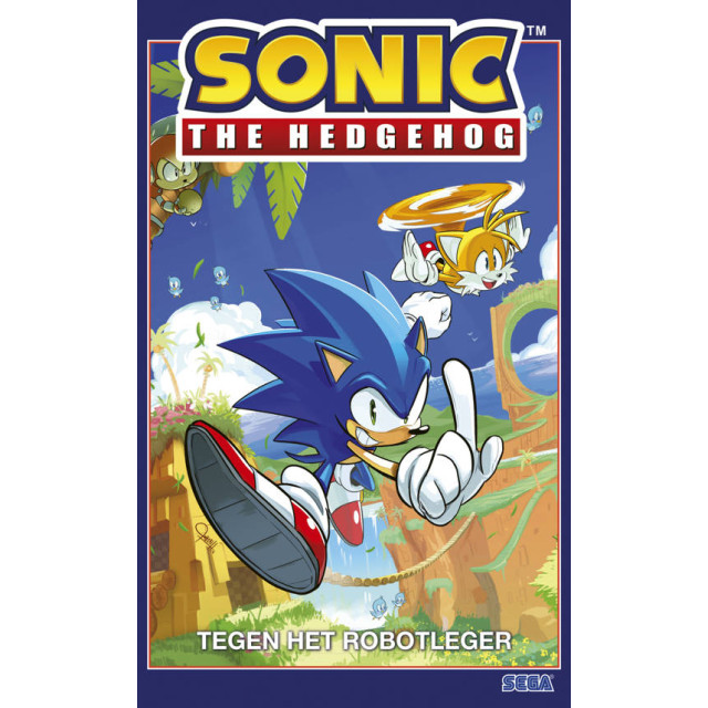 SONIC THE HEDGEHOG HC 001 tegen het robotleger