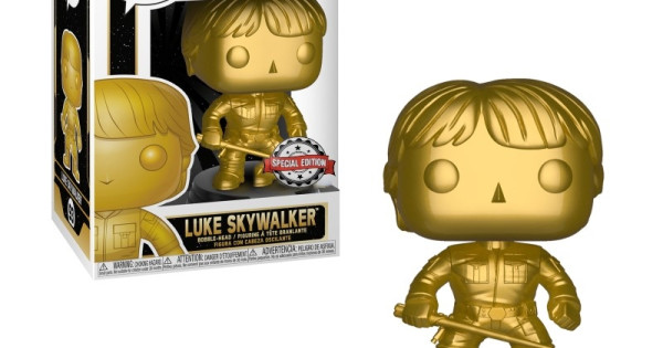 Funko pop gold store luke skywalker