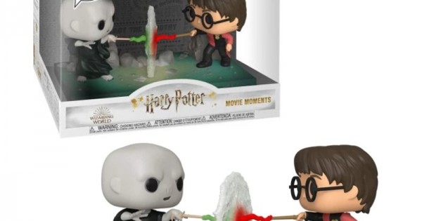 Funko 48070 POP Moment Potter-Harry VS Voldemort Collectible Toy,  Multicolour