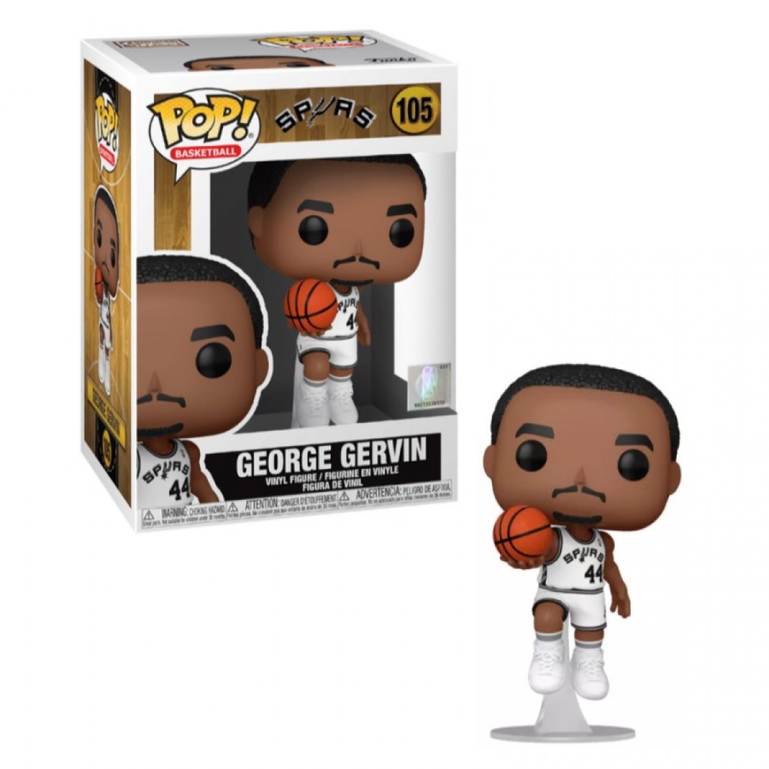 NBA (105) George Gervin (Spurs) (Hardwood Classics)