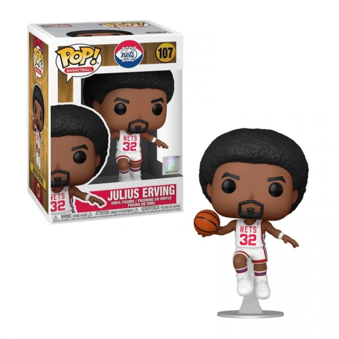 NBA (107) Julius Erving (Nets) (Hardwood Classics)