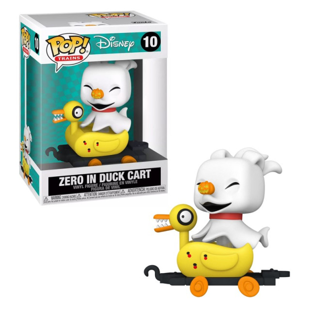 The Nightmare Before Christmas (010) Zero In Duck Cart