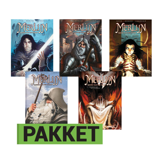MERLIJN - DE QUEESTE NAAR HET ZWAARD HC: Pakket 1-5