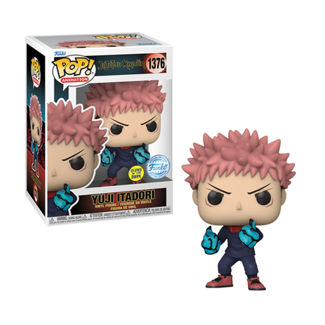 Funko Pop Jujutsu Kaisen Yuji Itadori Divergent Fist, Satoru Gojo