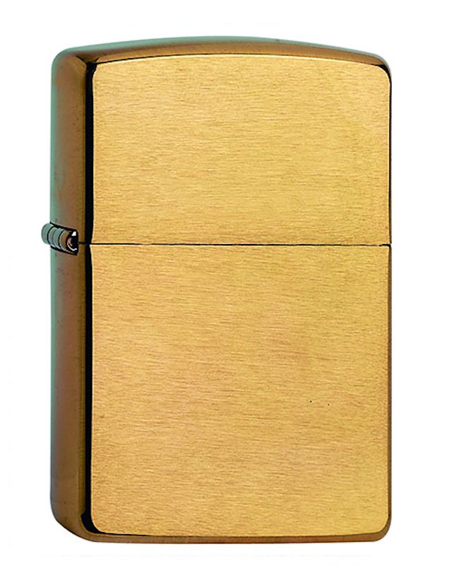 Zippo Brushed Brass