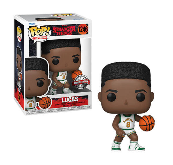 Stranger Things (1246) Lucas (Hawkins Basketball Uniform)